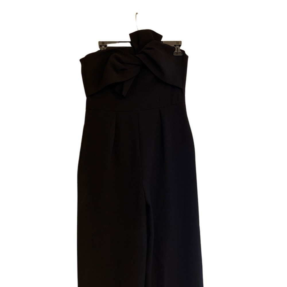 Black strapless Romper